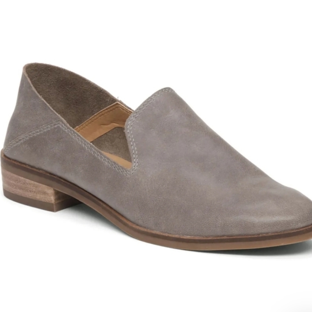 Lucky Brand Women Cahill Leather Loafer Slip on shoes sz 9.5M